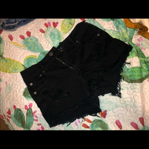 Black American Eagle Shorts - Picture 1 of 2